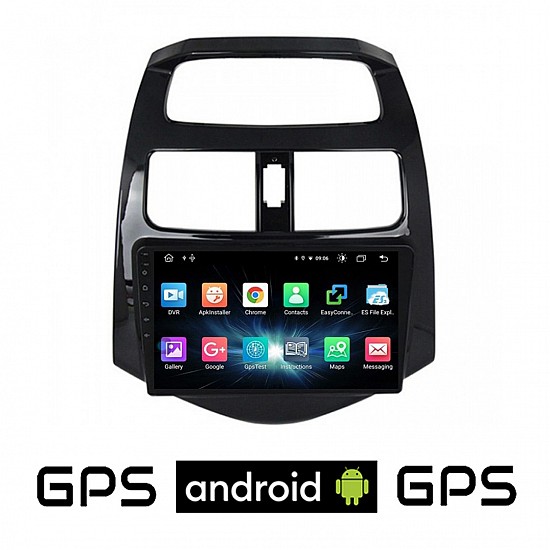 CAMERA + CHEVROLET SPARK 2009-2015 Android οθόνη αυτοκίνητου με GPS WI-FI (ηχοσύστημα αφής 9 ιντσών OEM Youtube Playstore MP3 USB Radio Bluetooth Mirrorlink εργοστασιακή, 4x60W, AUX) 5369