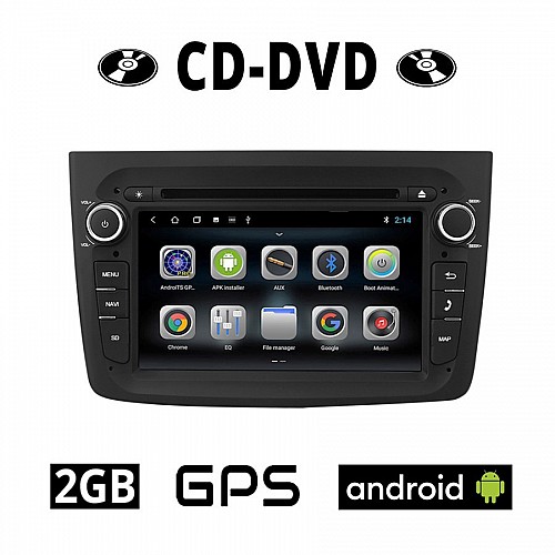 ALFA ROMEO MITO (μετά το 2008) Android CD DVD οθόνη αυτοκίνητου 2GB με GPS WI-FI DSP (ηχοσύστημα αφής 7" ιντσών OEM Youtube Playstore MP3 USB Radio Bluetooth 4x60W Mirrorlink εργοστασιακού τύπου μαύρο) AL92CD