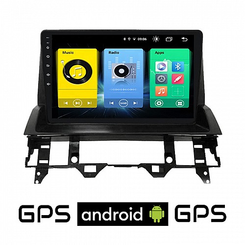 MAZDA 6 (2002-2008) Android οθόνη αυτοκίνητου με GPS WI-FI (ηχοσύστημα αφής 9" ιντσών OEM Youtube Playstore MP3 USB Radio Bluetooth Mirrorlink εργοστασιακή 4x60W navi) MAZ94