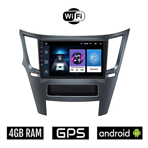 SUBARU LEGACY - OUTBACK (μετά το 2009) Android οθόνη αυτοκίνητου 4GB με GPS WI-FI (ηχοσύστημα αφής 9" ιντσών OEM Youtube Playstore MP3 USB Radio Bluetooth  εργοστασιακή 4x60W)