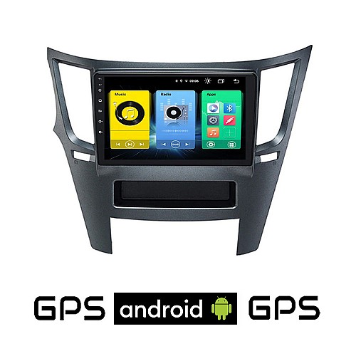 SUBARU LEGACY - OUTBACK (μετά το 2009) Android οθόνη αυτοκίνητου με GPS WI-FI (ηχοσύστημα αφής 9" ιντσών OEM Youtube Playstore MP3 USB Radio Bluetooth Mirrorlink εργοστασιακή, 4x60W, AUX) SU25