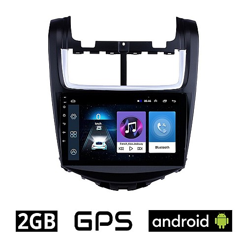 CHEVROLET AVEO (2014-2017) Android οθόνη αυτοκίνητου 2GB με GPS WI-FI (ηχοσύστημα αφής 9" ιντσών OEM Youtube Playstore MP3 USB Radio Bluetooth Mirrorlink εργοστασιακή, 4x60W, AUX) CH16-2GB