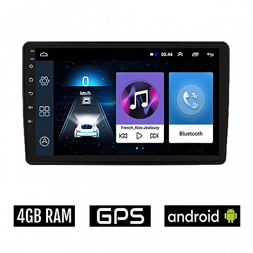 FIAT DUCATO (2006-2011) Android οθόνη αυτοκίνητου 4GB με GPS WI-FI (ηχοσύστημα αφής 9" ιντσών OEM Youtube Playstore MP3 USB Radio Bluetooth Mirrorlink εργοστασιακή, 4x60W, AUX) FT16-4GB