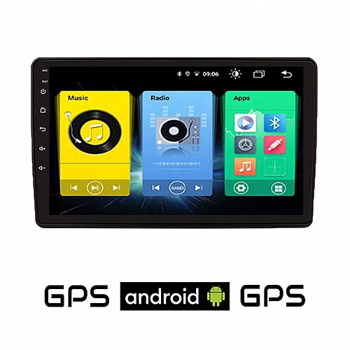 FIAT DUCATO (2006-2011) Android οθόνη αυτοκίνητου με GPS WI-FI (ηχοσύστημα αφής 9" ιντσών OEM Youtube Playstore MP3 USB Radio Bluetooth Mirrorlink εργοστασιακή, 4x60W, AUX) FT16