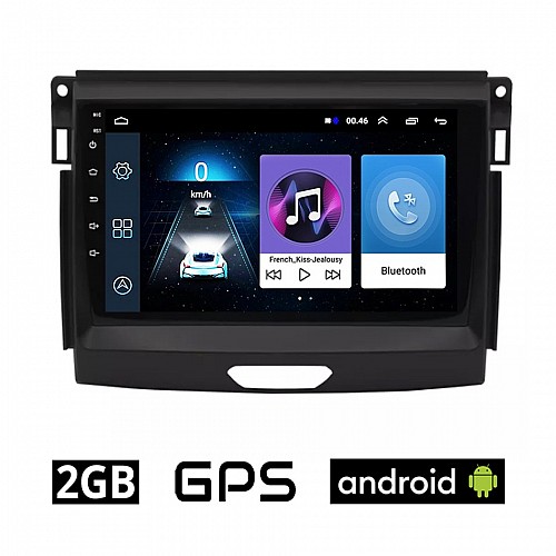 FORD RANGER μετά το 2018 Android οθόνη αυτοκίνητου 2GB με GPS WI-FI (ηχοσύστημα αφής 9" ιντσών OEM Youtube Playstore MP3 USB Radio Bluetooth Mirrorlink εργοστασιακή, 4x60W, AUX) FR385-2GB