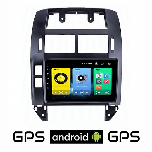 VOLKSWAGEN VW POLO (2002-2009) Android οθόνη αυτοκίνητου με GPS WI-FI (ηχοσύστημα αφής 9" ιντσών OEM Youtube Playstore MP3 USB Radio Bluetooth Mirrorlink εργοστασιακή, 4x60W, AUX) VO65