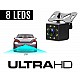 Κάμερα οπισθοπορείας UHD αυτοκινήτου υψηλής ανάλυσης με 8 LEDs (έγχρωμη universal Ultra High Definition 170° μοιρών resolution HD universal νυχτερινή όραση παρκαρίσματος αμάξι ΙΧ φορτηγού βανακι επιβατικού αμαξιού όπισθεν) UHD-12088