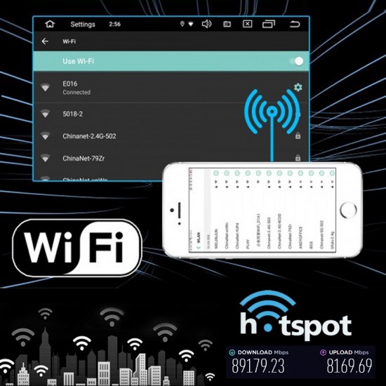 Android αναδιπλούμενη οθόνη BOOMA 7 ιντσών με GPS (ηχοσύστημα αυτοκινήτου WI-FI, 2GB, Youtube, USB, 1DIN, MP3, MP5, Bluetooth, Mirrorlink, 4x60W) 8265B