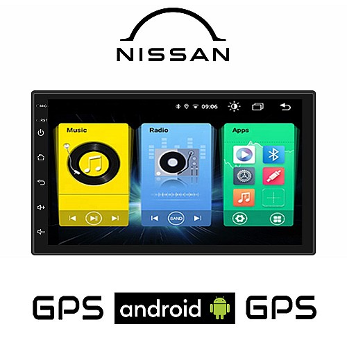 NISSAN QASHQAI (2006-2013) Android οθόνη αυτοκίνητου με GPS WI-FI (ηχοσύστημα αφής 7" ιντσών OEM Youtube Playstore MP3 USB Radio Bluetooth Mirrorlink εργοστασιακή, 4x60W, AUX) NIS135