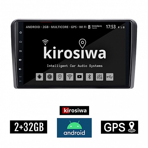 KIROSIWA 2+32GB PEUGEOT 308 (μετά το 2013) Android οθόνη αυτοκίνητου 2GB με GPS WI-FI (ηχοσύστημα αφής 9" ιντσών OEM Youtube Playstore MP3 USB Radio Bluetooth Mirrorlink εργοστασιακή, 4x60W, AUX) KLS-7785