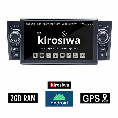 KIROSIWA 2GB FIAT GRANDE PUNTO (2005 - 2012) Android οθόνη αυτοκίνητου με GPS WI-FI DSP (ηχοσύστημα αφής 6.1" ιντσών OEM 2GB Youtube Playstore MP3 USB Radio Bluetooth 4x60W Mirrorlink εργοστασιακού τύπου) KLS-7900