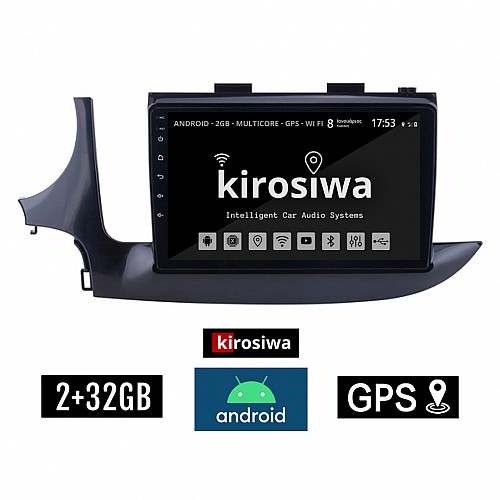 KIROSIWA 2+32GB OPEL MOKKA (μετά το 2016) Android οθόνη αυτοκίνητου 2GB με GPS WI-FI (ηχοσύστημα αφής 9" ιντσών OEM Youtube Playstore MP3 USB Radio Bluetooth Mirrorlink εργοστασιακή, 4x60W, AUX) AC-4615