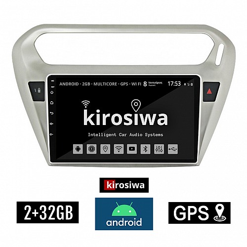 KIROSIWA 2+32GB PEUGEOT 301 (μετά το 2013) Android οθόνη αυτοκίνητου 2GB με GPS WI-FI (ηχοσύστημα αφής 9" ιντσών OEM Youtube Playstore MP3 USB Radio Bluetooth Mirrorlink εργοστασιακή, 4x60W, AUX) AC-4623