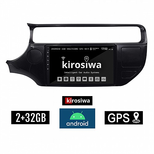 KIROSIWA 2+32GB KIA RIO (2015 - 2017) Android οθόνη αυτοκίνητου 2GB με GPS WI-FI (ηχοσύστημα αφής 9" ιντσών OEM Youtube Playstore MP3 USB Radio Bluetooth Mirrorlink εργοστασιακή, 4x60W, AUX) DX-71312