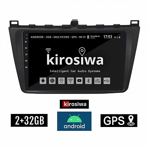 KIROSIWA 2+32GB MAZDA 6 (μετά το 2008) Android οθόνη αυτοκίνητου 2GB με GPS WI-FI (ηχοσύστημα αφής 9" ιντσών OEM Youtube Playstore MP3 USB Radio Bluetooth Mirrorlink εργοστασιακή, 4x60W, AUX) RX-9415