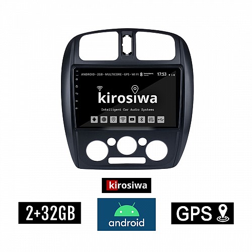 KIROSIWA 2+32GB MAZDA 323 (1998 - 2004) Android οθόνη αυτοκίνητου 2GB με GPS WI-FI (ηχοσύστημα αφής 9" ιντσών OEM Youtube Playstore MP3 USB Radio Bluetooth Mirrorlink εργοστασιακή, 4x60W, AUX) RX-9419