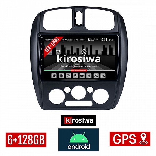 KIROSIWA 6+128GB MAZDA 323 (1998 - 2004) Android οθόνη αυτοκίνητου 6GB με GPS WI-FI (ηχοσύστημα αφής 9" ιντσών OEM Youtube Playstore MP3 USB Radio Bluetooth Mirrorlink εργοστασιακή 4x60W) RX-9421