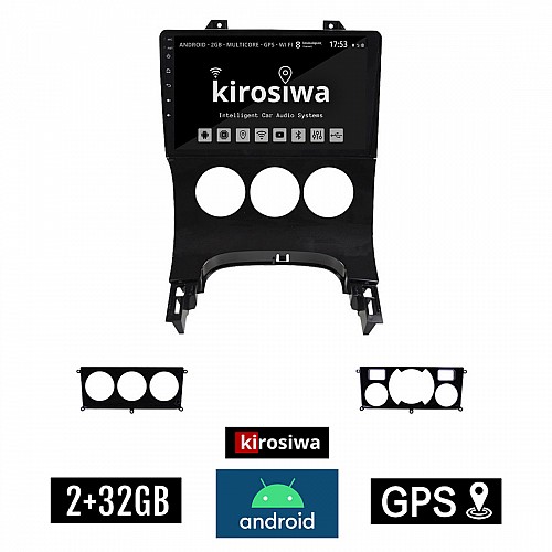 KIROSIWA 2+32GB PEUGEOT 3008 (2009-2016) Android οθόνη αυτοκίνητου 2GB με GPS WI-FI (ηχοσύστημα αφής 9" ιντσών OEM Youtube Playstore MP3 USB Radio Bluetooth Mirrorlink εργοστασιακή, 4x60W, AUX) RX-9504