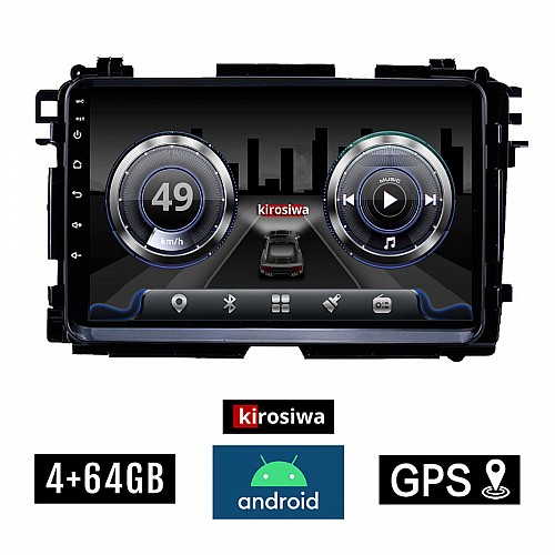 KIROSIWA 4+64GB HONDA HRV (μετά το 2015) Android οθόνη αυτοκίνητου 4GB με GPS WI-FI (ηχοσύστημα αφής 9" ιντσών OEM Youtube Playstore MP3 USB Radio Bluetooth Mirrorlink  DSP 4x60W Apple Carplay Android Auto 4G SIM card) FE-1339