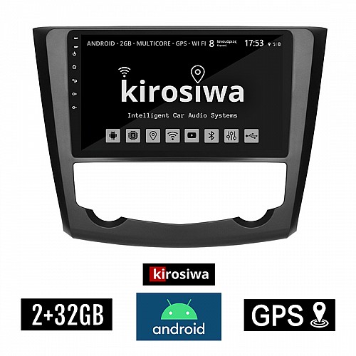 KIROSIWA 2+32GB RENAULT KADJAR (μετά το 2015) Android οθόνη αυτοκίνητου 2GB με GPS WI-FI (ηχοσύστημα αφής 9" ιντσών OEM Youtube Playstore MP3 USB Radio Bluetooth Mirrorlink εργοστασιακή, 4x60W, AUX) KLS-7753