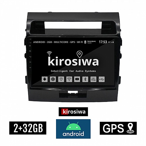 KIROSIWA 2+32GB TOYOTA LANDCRUISER (2008 - 2015) Android οθόνη αυτοκίνητου 2GB με GPS WI-FI (ηχοσύστημα αφής 10" ιντσών OEM Youtube Playstore MP3 USB Radio Bluetooth Mirrorlink εργοστασιακή, 4x60W, AUX) KLS-7837