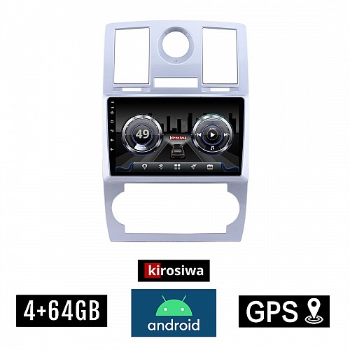KIROSIWA 4+64GB CHRYSLER 300C (2005 - 2010) Android οθόνη αυτοκίνητου 4GB με GPS WI-FI (ηχοσύστημα αφής 9" ιντσών OEM Youtube Playstore MP3 USB Radio Bluetooth Mirrorlink  DSP 4x60W Apple Carplay Android Auto 4G SIM card) KLS-7922