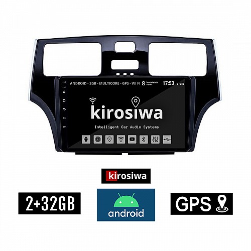 KIROSIWA 2+32GB LEXUS ES 300 (2001 - 2006) Android οθόνη αυτοκίνητου 2GB με GPS WI-FI (ηχοσύστημα αφής 9" ιντσών OEM Youtube Playstore MP3 USB Radio Bluetooth Mirrorlink εργοστασιακή, 4x60W, AUX) KLS-7997