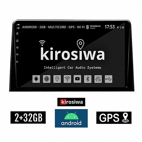 KIROSIWA 2+32GB TOYOTA PROACE CITY (μετά το 2018) Android οθόνη αυτοκίνητου 2GB με GPS WI-FI (ηχοσύστημα αφής 10" ιντσών OEM Youtube Playstore MP3 USB Radio Bluetooth Mirrorlink εργοστασιακή, 4x60W, AUX) KLS-8057