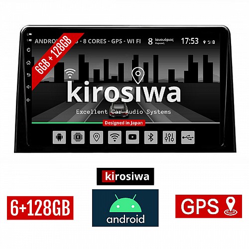 KIROSIWA 6+128GB TOYOTA PROACE CITY (μετά το 2018) Android οθόνη αυτοκίνητου 6GB με GPS WI-FI (ηχοσύστημα αφής 10" ιντσών OEM Youtube Playstore MP3 USB Radio Bluetooth Mirrorlink DSP Apple Carplay Android Auto 4G SIM card 4x60W, AUX) KLS-8059