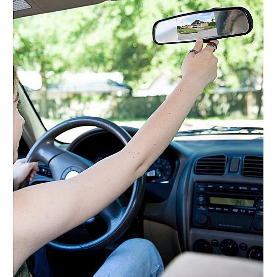Καθρέφτης αυτοκινήτου με οθόνη 4.3 ιντσών και σύνδεση με κάμερα οπισθοπορείας (monitor έγχρωμη TFT LCD oem video camera in)