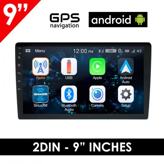 Android οθόνη αυτοκινήτου 9 ιντσών με GPS (Youtube WI-FI Playstore 2 DIN ηχοσύστημα USB 2DIN MP3 MP5 Bluetooth Mirrorlink 4x60W Universal) K802