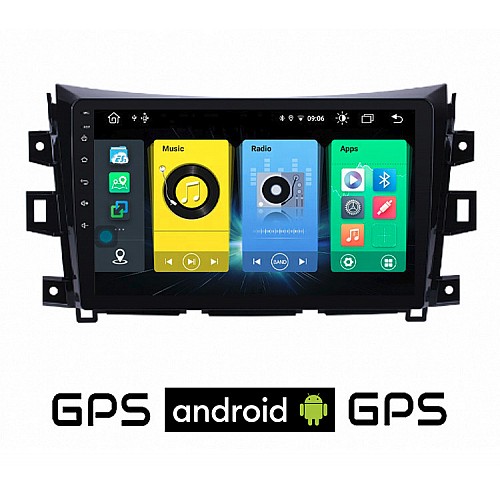 NISSAN NAVARA μετά το 2016 Android οθόνη αυτοκίνητου με GPS WI-FI (ηχοσύστημα αφής 10" ιντσών OEM Youtube Playstore MP3 USB Radio Bluetooth Mirrorlink εργοστασιακή, 4x60W, AUX) NIS187