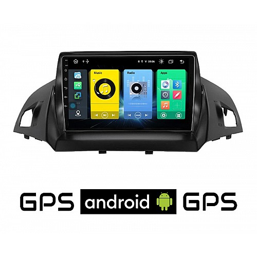 FORD KUGA (μετά το 2013) Android οθόνη αυτοκίνητου με GPS WI-FI (ηχοσύστημα αφής 9" ιντσών OEM Youtube Playstore MP3 USB Radio Bluetooth Mirrorlink εργοστασιακή, 4x60W, AUX) FO339