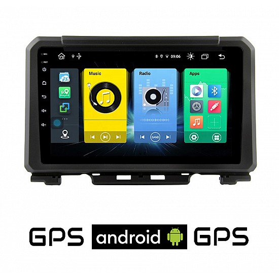 SUZUKI JIMNY (μετά το 2018) Android οθόνη αυτοκίνητου με GPS WI-FI (ηχοσύστημα αφής 9 ιντσών OEM Youtube Playstore MP3 USB Radio Bluetooth Mirrorlink εργοστασιακή, 4x60W, AUX) SUZ368
