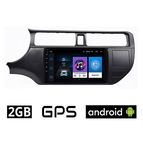 KIA RIO (2012 - 2015) Android οθόνη αυτοκίνητου 2GB με GPS WI-FI (ηχοσύστημα αφής 9" ιντσών OEM Youtube Playstore MP3 USB Radio Bluetooth Mirrorlink εργοστασιακή, 4x60W, AUX) KI211-2GB