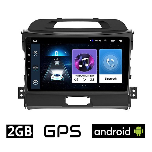 KIA SPORTAGE (2010 - 2015) Android οθόνη αυτοκίνητου 2GB με GPS WI-FI (ηχοσύστημα αφής 9" ιντσών OEM Youtube Playstore MP3 USB Radio Bluetooth Mirrorlink εργοστασιακή, 4x60W, AUX) KI221-2GB