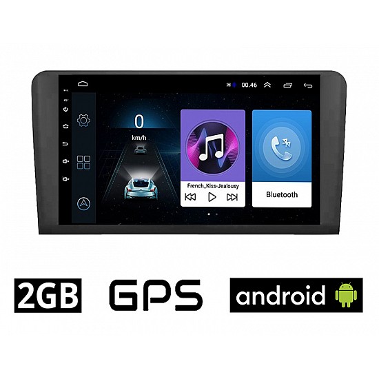 MERCEDES BENZ GL (X164) 2007 - 2012 Android οθόνη αυτοκίνητου 2GB με GPS WI-FI (ηχοσύστημα αφής 9 ιντσών BENZ OEM Youtube Playstore MP3 USB Radio Bluetooth Χ164 Mirrorlink εργοστασιακή, 4x60W, Benz) ME100-2GB