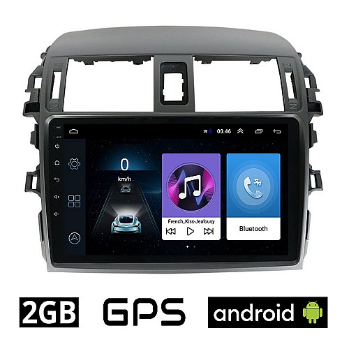 TOYOTA COROLLA (2006 - 2012) Android οθόνη αυτοκίνητου 2GB με GPS WI-FI ( TOYOTA ηχοσύστημα αφής 9" ιντσών OEM Youtube Playstore MP3 USB Radio Bluetooth Mirrorlink εργοστασιακή, 4 x 60W, AUX) TO64-2GB