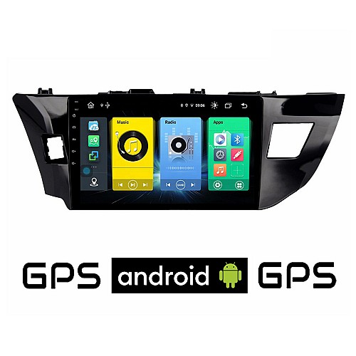 TOYOTA COROLLA (2013 - 2016) Android οθόνη αυτοκίνητου με GPS WI-FI (ηχοσύστημα αφής 10" ιντσών OEM Youtube Playstore MP3 USB Radio Bluetooth Mirrorlink εργοστασιακή, 4 x 60W, AUX) TO69