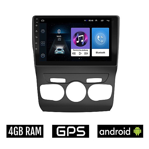 CITROEN C4 - DS4 2011 - 2018 Android οθόνη αυτοκίνητου 4GB με GPS WI-FI (ηχοσύστημα αφής 10" ιντσών OEM Youtube Playstore MP3 USB Radio Bluetooth Mirrorlink εργοστασιακή, 4x60W, AUX)