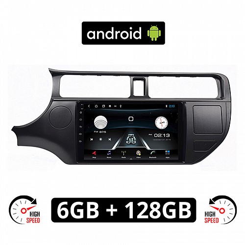 KIA RIO (2012 - 2015) Android οθόνη αυτοκίνητου 6GB με GPS WI-FI (ηχοσύστημα αφής 9" ιντσών OEM Youtube Playstore MP3 USB Radio Bluetooth Mirrorlink εργοστασιακή, 4x60W, AUX) KI211-6GB