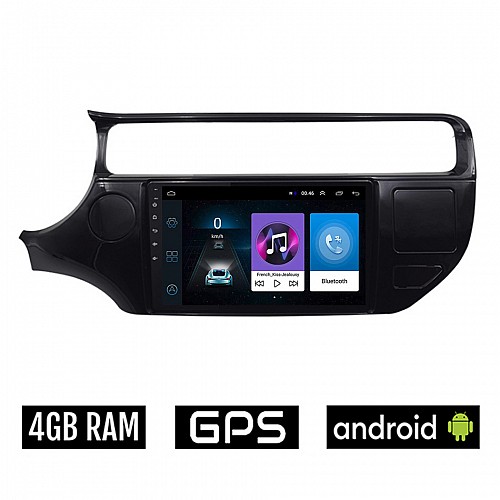 KIA RIO (2015 - 2017) Android οθόνη αυτοκίνητου 4GB με GPS WI-FI (ηχοσύστημα αφής 9" ιντσών OEM Youtube Playstore MP3 USB Radio Bluetooth Mirrorlink εργοστασιακή, 4x60W, AUX)
