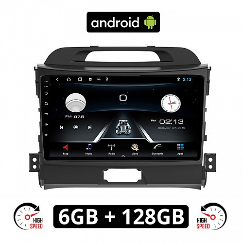 KIA SPORTAGE (2010 - 2015) Android οθόνη αυτοκίνητου 6GB με GPS WI-FI (ηχοσύστημα αφής 9" ιντσών OEM Youtube Playstore MP3 USB Radio Bluetooth Mirrorlink εργοστασιακή, 4x60W)