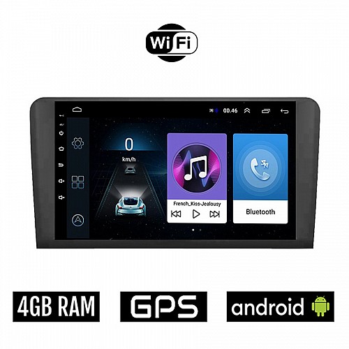 MERCEDES BENZ GL (X164) 2007 - 2012 Android οθόνη αυτοκίνητου 4GB με GPS WI-FI (ηχοσύστημα αφής 9" ιντσών BENZ OEM Youtube Playstore MP3 USB Radio Bluetooth Χ164 εργοστασιακή, 4x60W)