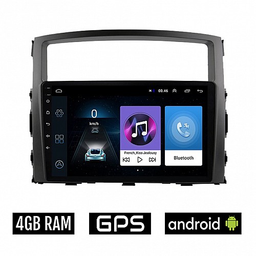 MITSUBISHI PAJERO (2006 - 2013) Android οθόνη αυτοκίνητου 4GB με GPS WI-FI (ηχοσύστημα αφής 9" ιντσών OEM Youtube Playstore MP3 USB Radio Bluetooth Mirrorlink εργοστασιακή, 4x60W, AUX)