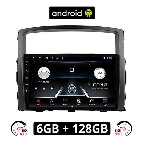MITSUBISHI PAJERO (2006 - 2013) Android οθόνη αυτοκίνητου 6GB με GPS WI-FI (ηχοσύστημα αφής 9" ιντσών OEM Youtube Playstore MP3 USB Radio Bluetooth Mirrorlink εργοστασιακή, 4x60W, πλοηγός)