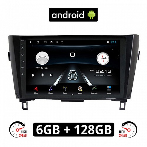NISSAN QASHQAI (μετά το 2014) Android οθόνη αυτοκίνητου 6GB με GPS WI-FI (ηχοσύστημα αφής 10" ιντσών OEM Youtube Playstore MP3 USB Radio Bluetooth Mirrorlink εργοστασιακή, 4x60W, AUX) NIS170-6GB