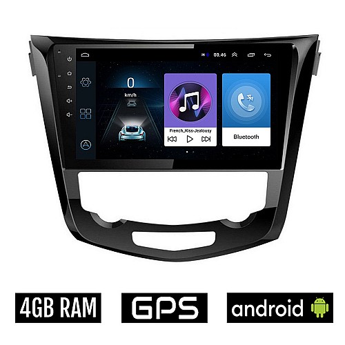 NISSAN X-TRAIL (μετά το 2014) Android οθόνη αυτοκίνητου 4GB με GPS WI-FI (ηχοσύστημα αφής 10" ιντσών OEM Youtube Playstore MP3 USB Radio Bluetooth Mirrorlink εργοστασιακή, 4x60W, AUX)