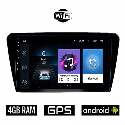 SKODA OCTAVIA 7 (2013 - 2020) Android οθόνη αυτοκίνητου 4GB με GPS WI-FI (ηχοσύστημα αφής 10" ιντσών OEM Youtube Playstore MP3 USB Radio Bluetooth Mirrorlink εργοστασιακή, 4x60W, AUX)
