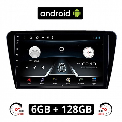 SKODA OCTAVIA 7 (2013 - 2020) Android οθόνη αυτοκίνητου 6GB με GPS WI-FI (ηχοσύστημα αφής 10" ιντσών OEM Youtube Playstore MP3 USB Radio Bluetooth Mirrorlink εργοστασιακή, 4x60W, AUX) SK53-6GB